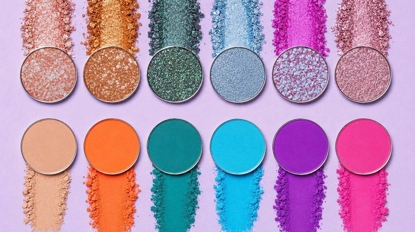 BONE IDOL POSTER GIRL EYESHADOW PALETTE - ANIME KPOP THEMED VEGAN MATTE & SHIMMER EYESHADOW
