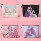 BONE IDOL MAKEUP POUCH - ANIME PRINT ZIP CLOSURE MAKEUP BAG