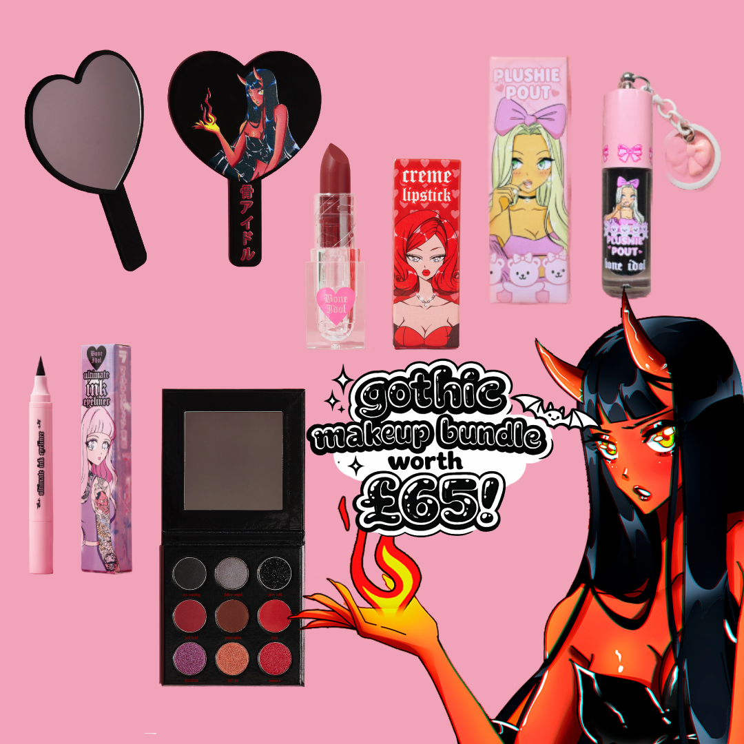 HOTTER THAN HELL BUNDLE - GOTHIC ANIME THEMED MAKEUP AND ACCESSORY BUNDLE