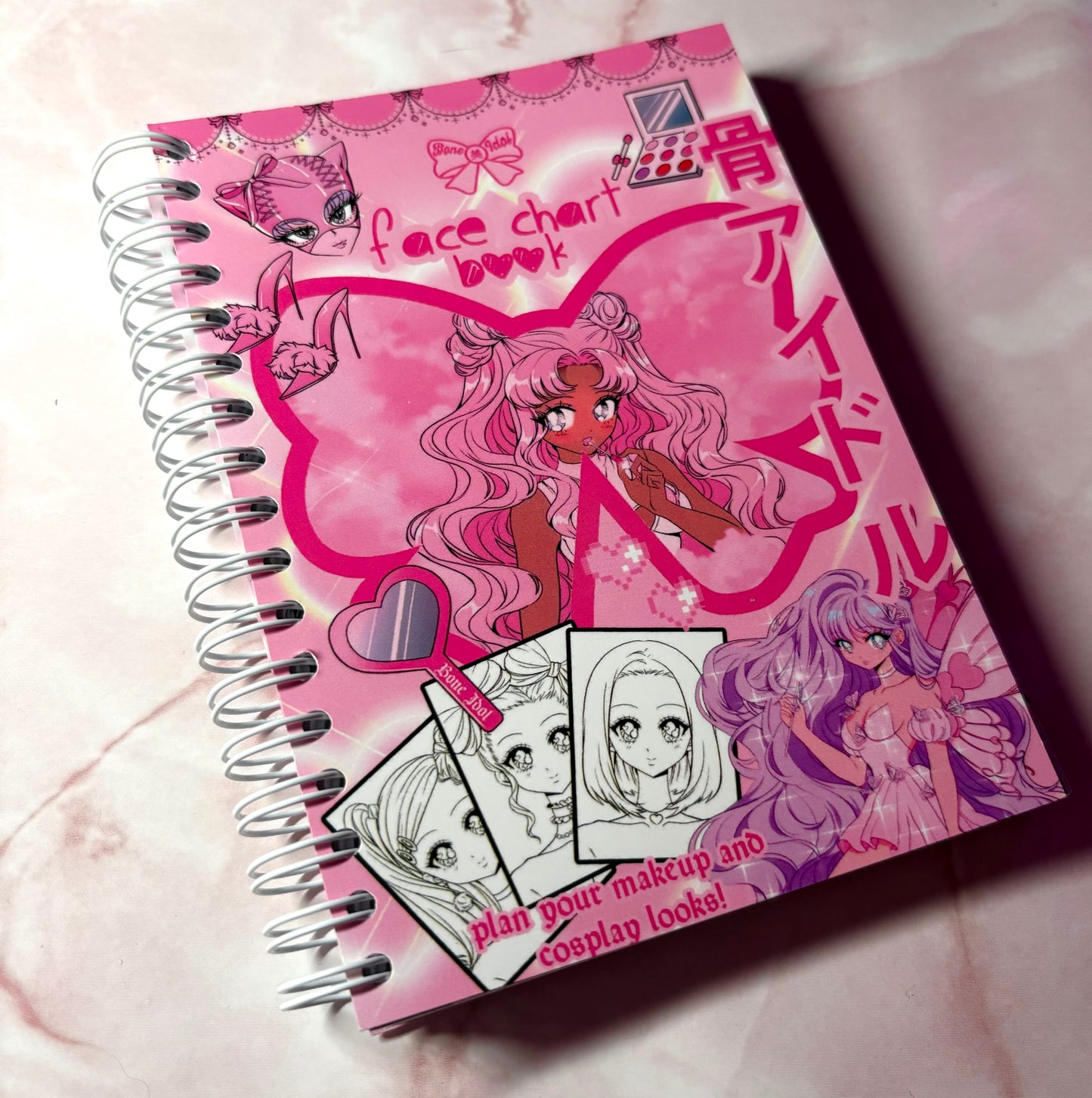 BONE IDOL ANIME FACE CHART MINI BOOK