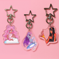 BONE IDOL PLASTIC KEYCHAINS - ANIME ART PRINT KAWAII KEYCHAINS