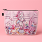BONE IDOL MAKEUP POUCH - ANIME PRINT ZIP CLOSURE MAKEUP BAG