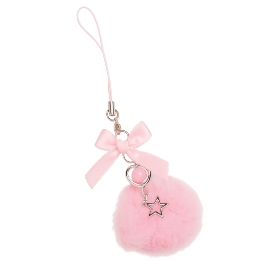 Pink Pom Pom Charm