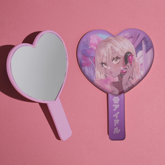 Bone Idol Gyaru Purple Heart Mirror