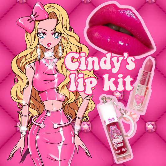 Cindy's lip kit (lipstick + lipgloss)