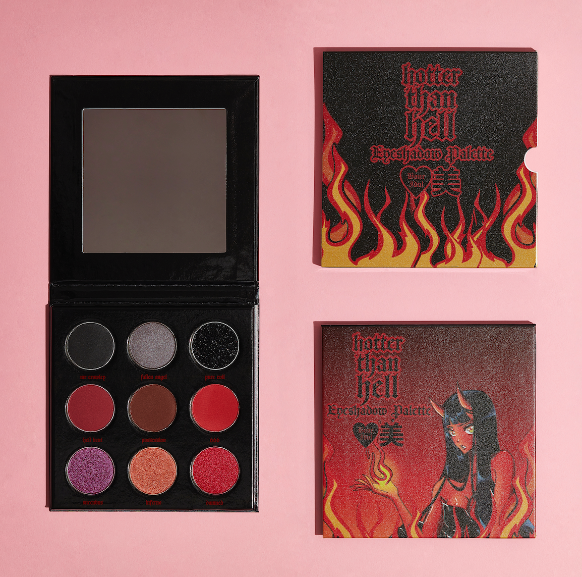 HOTTER THAN HELL BUNDLE - GOTHIC ANIME THEMED ALTERNATIVE DARK MAKEUP AND ACCESSORY BUNDLE