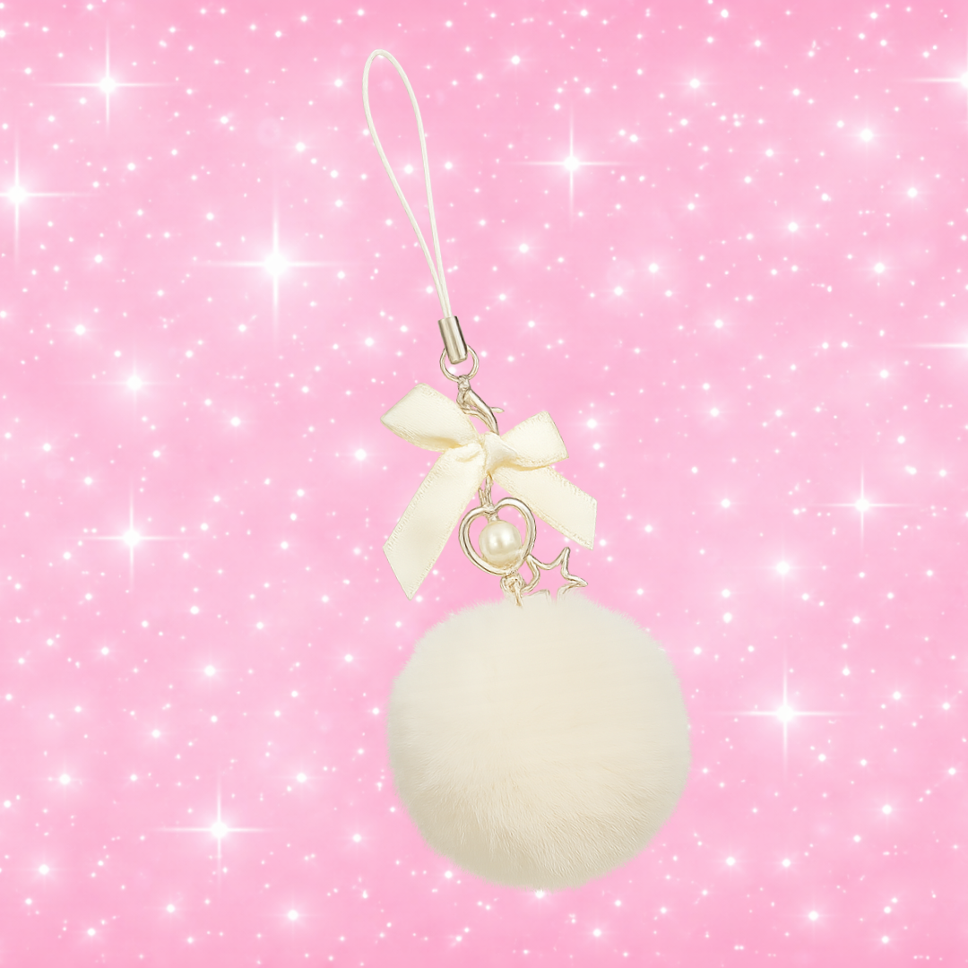 POM POM CHARMS (4 COLOURS)