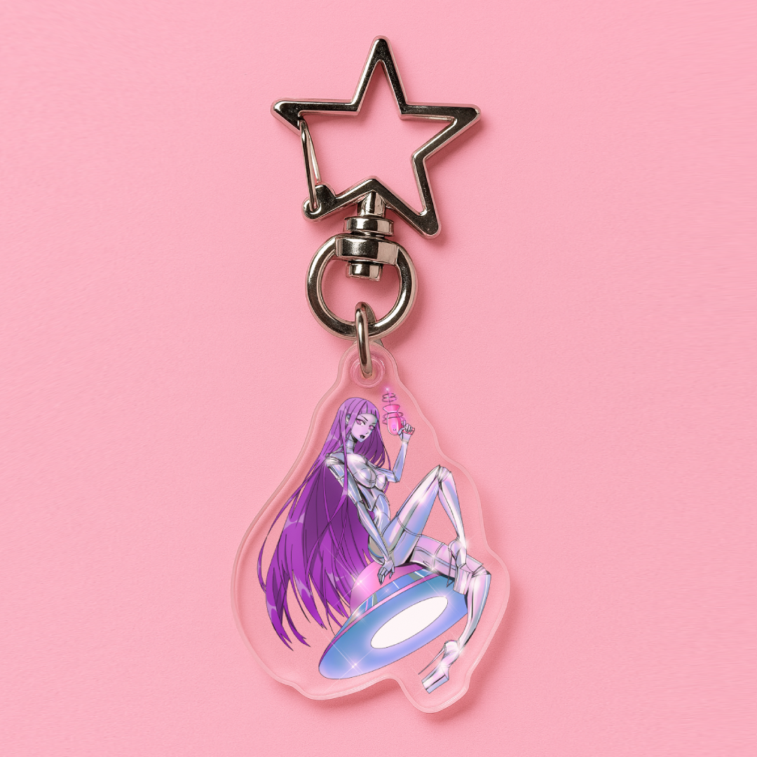 BONE IDOL PLASTIC KEYCHAINS - ANIME ART PRINT KAWAII KEYCHAINS