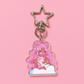 BONE IDOL PLASTIC KEYCHAINS - ANIME ART PRINT KAWAII KEYCHAINS