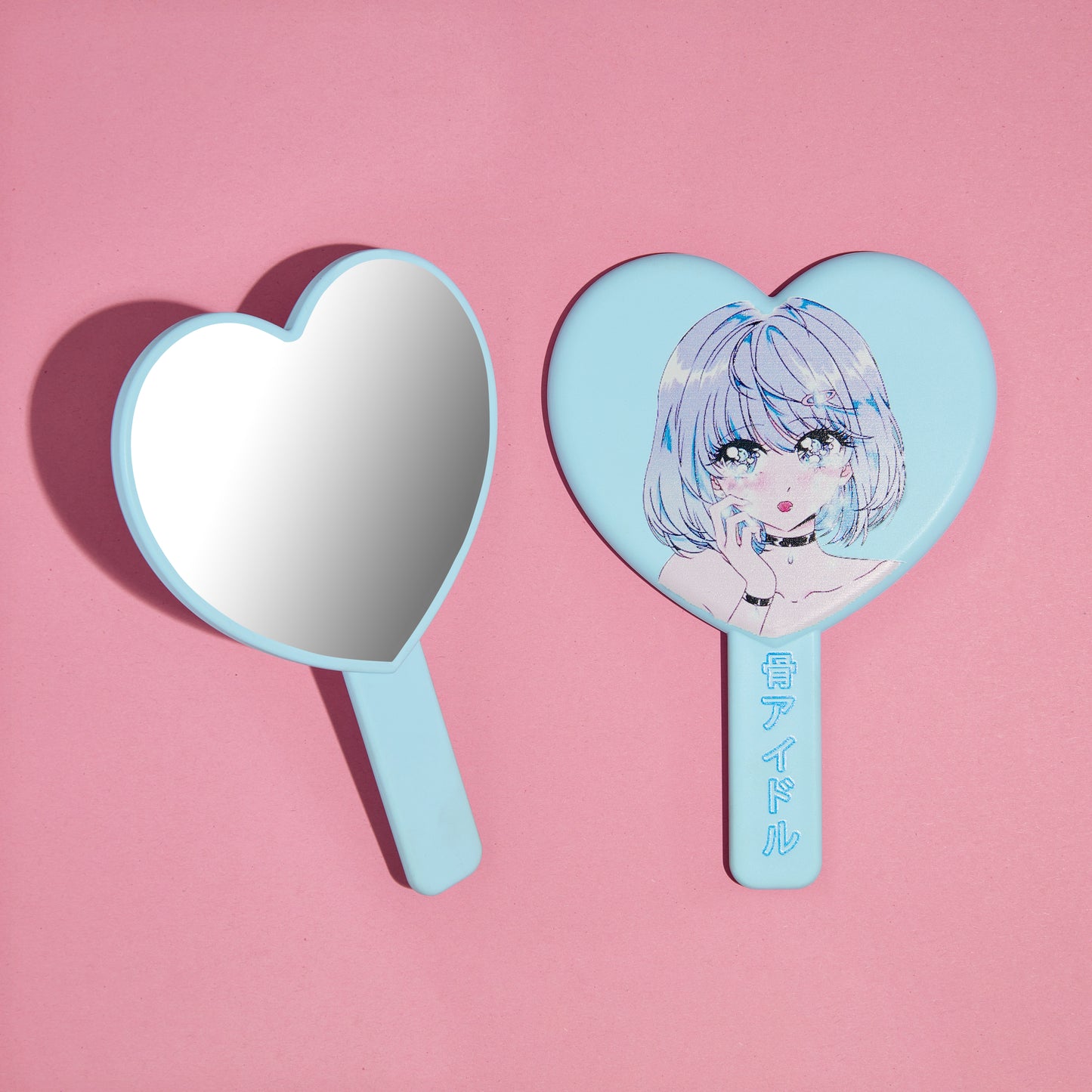Crybaby Blue Heart Mirror