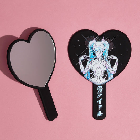 Bone Idol ‘Vi’ Spaced Out Black Heart Mirror
